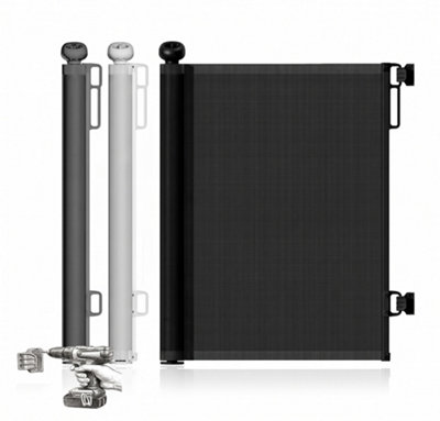 S&D, Retractable Baby Gate 86cm x 140 cm Stair Safety Gate Roll for ...