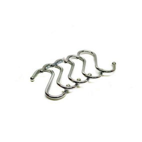 S Hook Stainless Steel for Home Kitchen Garden Garage Tools 5pc Set