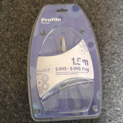 S-VHS - S-VHS Plug 1.5m Lead Cable PRO7150