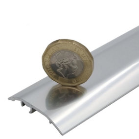 S16 Aluminium Door Bar floor Trim Threshold Cover Strip T bar Adjustable - Chrome