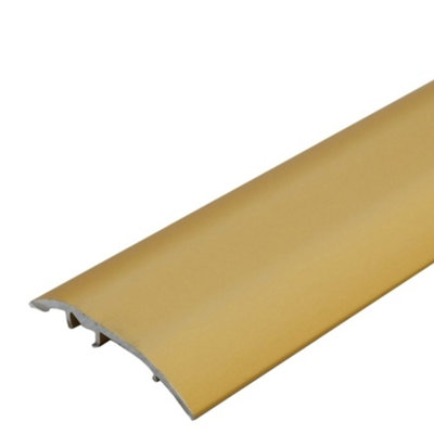 S16 Aluminium Door Bar floor Trim Threshold Cover Strip T bar Adjustable - Gold Price Comparisons | Compare The Build