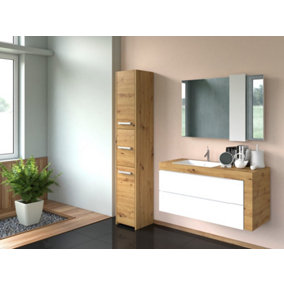 S33 Bathroom Cabinet Artisan Oak
