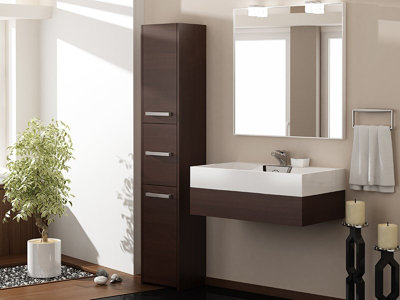 S33 Bathroom Cabinet Wenge - High Quality