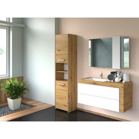 S40 Bathroom and Kitchen Cabinet Artisan Oak