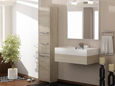 S43 Bathroom Cabinet Sonoma Oak