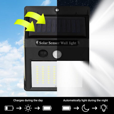 SA Products 140 LED Solar Garden Lights with Motion Sensors - 3