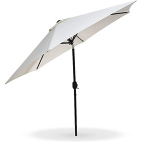 SA Products 2.7m Parasol - Outdoor Umbrella with UV50+ Protection for Garden, Patio, Beach, Deck & Pool