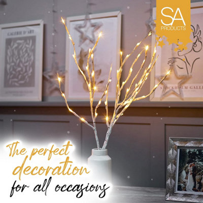 Silver twig lights argos online