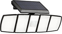 SA Products 300 LED Solar Security Light - 3 Lamp Heads, 7000K Brightness, Motion Sensors - Durable, IP65 Waterproof