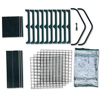 SA Products 4-Tier Small Shelves Mini Greenhouse - Garden Equipment for Indoor & Outdoor Use - 8