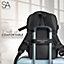 SA Products 40x20x25 Cabin Bag - Carry On Bag Cabin Backpack with USB Port Trolley Sleeve for Carry On Backpack Rucksack