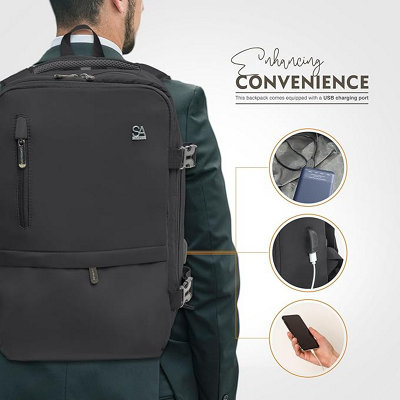 Rucksack with top trolley sleeve