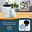 SA Products 5 Litre Kitchen Compost Bin - Small Bin with Lid for Organic Compost, Fruit & Vegetable Waste
