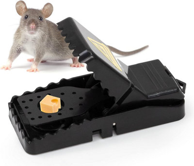 6Pcs Premium Reusable Mouse Traps Rodent Snap Trap Rat Trap Mouse