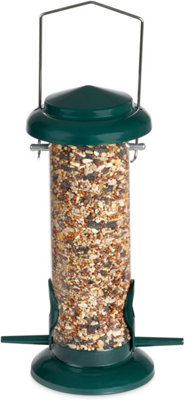 SA Products 8 Inch Bird Feeders - Hanging Bird Feeder with 2 Landing Sites