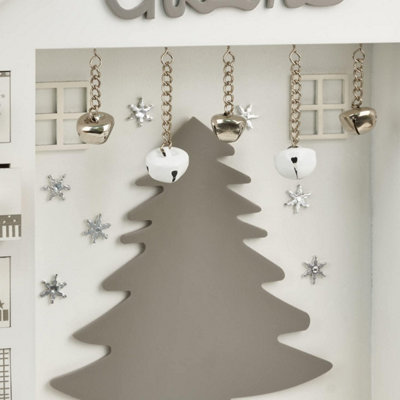 Sa Products Advent Calendar To Fill Yourself - Rustic Christmas Display - 24 Small Drawers For Chocolates & Treats - 44 x 32 x 6cm - 5