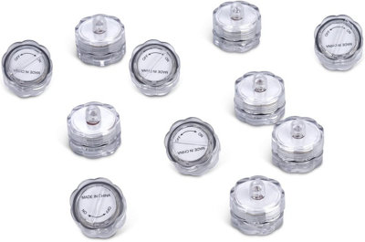 SA Products Battery 12 Pc Set LED Candles Battery Lights - Flickering Flameless Candles - Colour Changing Feature - 6
