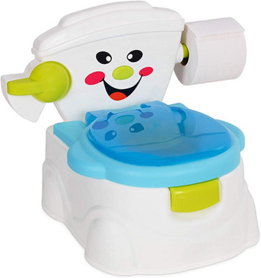 SA Products Blue Kids Potty Training Toilet Seat with Splash Guard - Lightweight Portable Potty Great for Travel