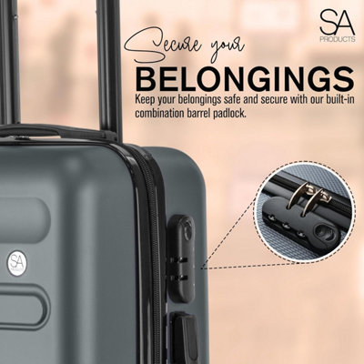 SA Products Cabin Suitcase - 34L Carry On Suitcase - 3