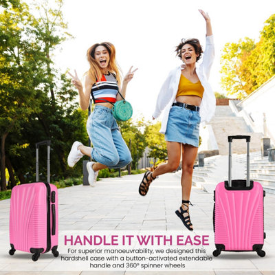 Rose gold small suitcase best sale