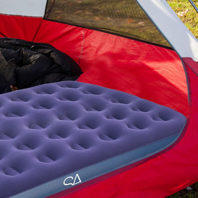 SA Products  Double Airbed with Electric Air Pump - Waterproof Inflatable Mattress - Quick Inflatable Bed Air Mattress - 9