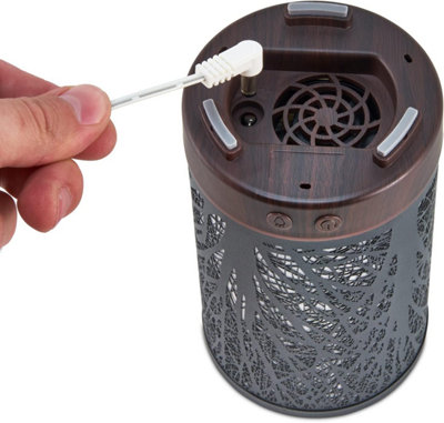 SA Products Electric Diffuser - Wireless Essential Oil Diffuser & Air Freshener with Forest Art Metal Cover - 6