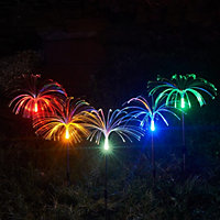SA Products Jellyfish Solar Powered Outdoor Lights - Remote-Controlled Solar Lights for Garden - Pathway - 7 Colour Changes