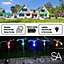 SA Products Jellyfish Solar Powered Outdoor Lights - Remote-Controlled Solar Lights for Garden - Pathway - 7 Colour Changes