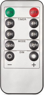 SA Products LED Live Love Laugh Set of 3 Christmas Candles - Flameless Candles with Remote Control Timer - 8