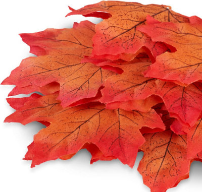 SA Products Maple Leaf Lights - Halloween String Lights with 20 LEDs - Battery-Powered Indoor & Fall Decorations for Christmas - 9