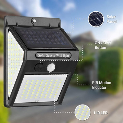 Motion top garden lights