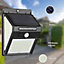 SA Products Pack Of 4 - 140 LED Solar Garden Lights with Motion Sensors