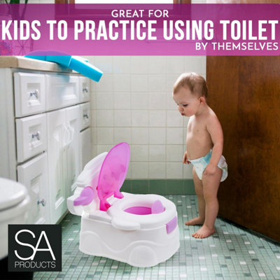 Portable potty trainer top