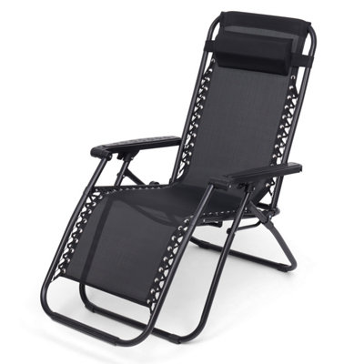SA Products Set of 2 Garden Reclining Zero Gravity Chairs