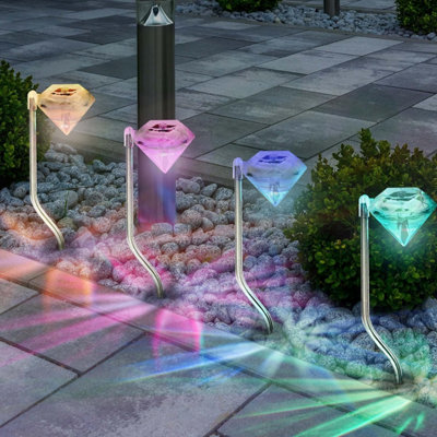 Diamond shop solar lights