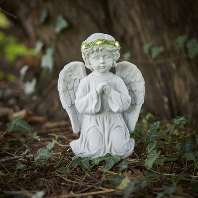 SA Products Solar Light Guardian Angel 16 x 12 x 22 cm Grave Ornaments LED Memorial Light
