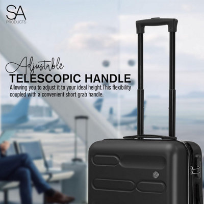 SA Products Suitcase Set of 3 - ABS Hard Shell Suitcases - 8