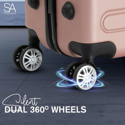 SA Products Suitcase Set of 3 - ABS Hard Shell Suitcase - 9