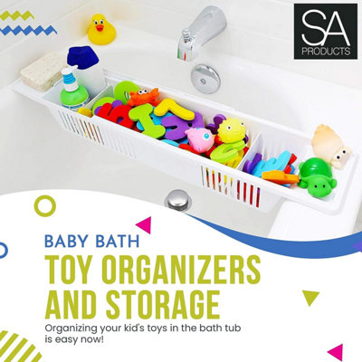 SA Products Toy Organizers and Storage - Ultimate Bathroom Storage for Bath Toys