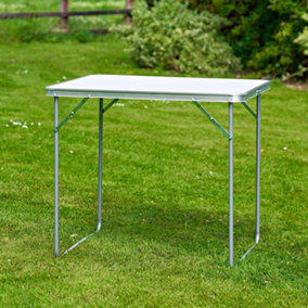 SA Products Utility - 2.6ft Portable Foldable Table for Camping, Party & Picnic