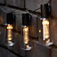 SA Products Vintage Edison Bulb Solar Garden String Lights - Warm White 10 LEDs - 2.25m