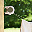SA Products Wall Mounted Twin Cable Retractable Washing Line