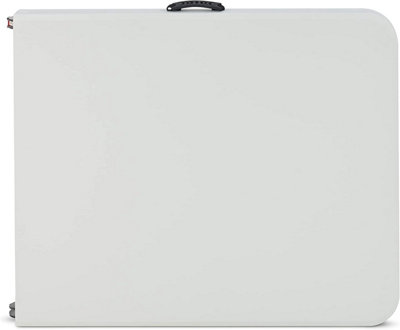 SA Products White 6ft Heavy Duty Folding Table - Portable & Compact Foldable Table - 180x74x74cm - 7