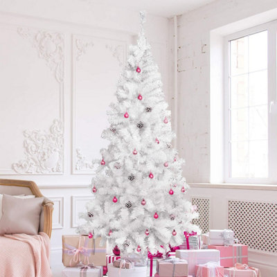SA Products White Christmas Tree - Modern, Artificial Decoration with ...
