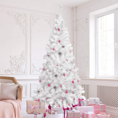 Snow effect sales christmas tree