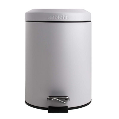 Sabichi Grey Bin 5L Kitchen Bin Removable Inner Bucket Carbon