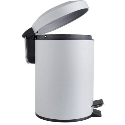 Sabichi Light Grey Bin - 3L Kitchen Bin - Removable Inner Bucket ...