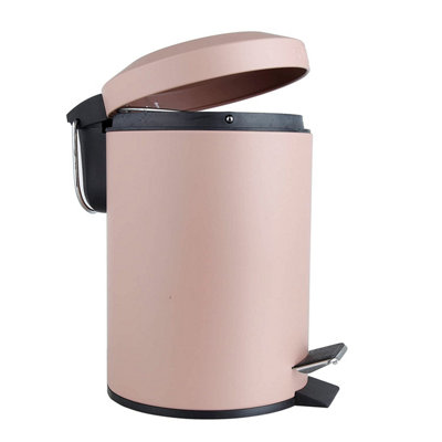 Sabichi Pink Bin - 3L Kitchen Bin - Removable Inner Bucket - Carbon ...