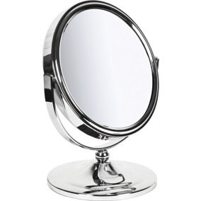 Sabichi Vanity Mirror - 2x Magnifying Mirror - Double Sided Free Standing Bathroom Mirror
