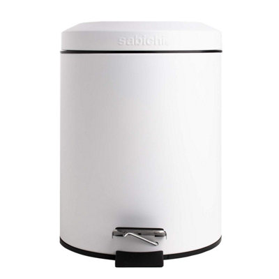 Sabichi White Bin 5L Kitchen Bin Removable Inner Bucket Hanging